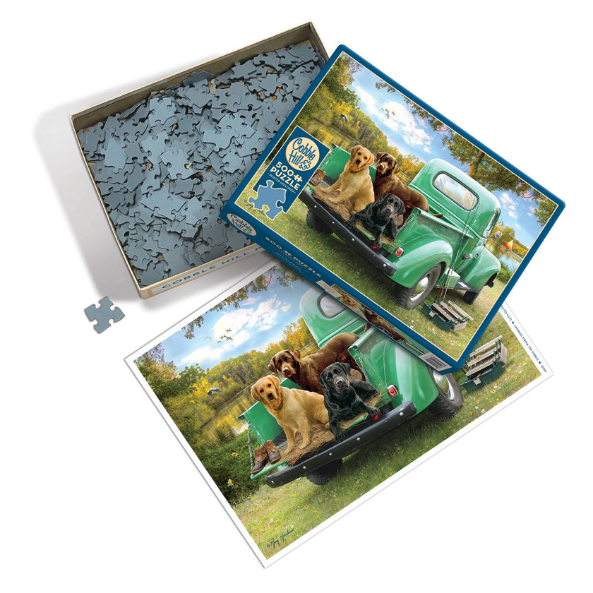 Let's Go Fishing 500pc puzzle