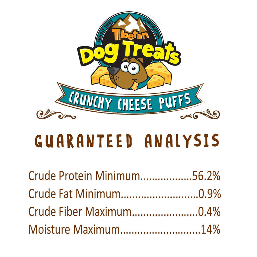 Tibetan Dog Chew - Crunchy Cheese Puffs