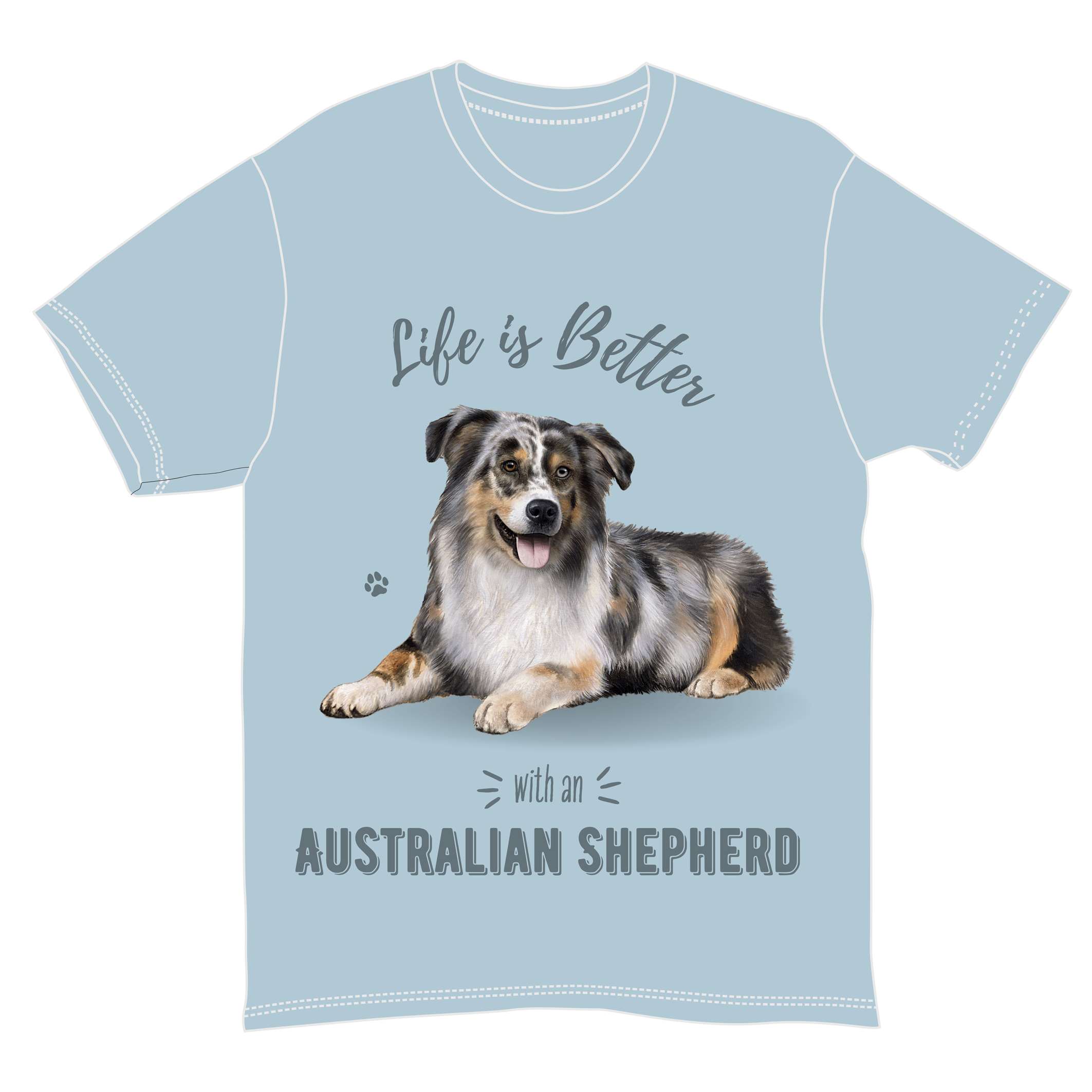 Australian Shepherd Dog Tee Shirt Unisex