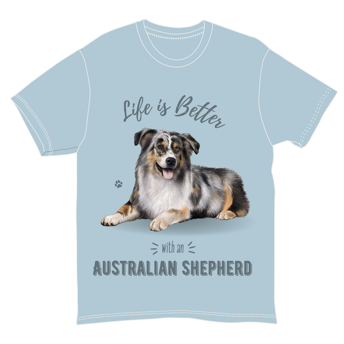 Australian Shepherd Dog Tee Shirt Unisex
