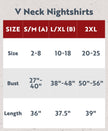 PJ Nightgown Dog Mom V-Neck Nightshirt