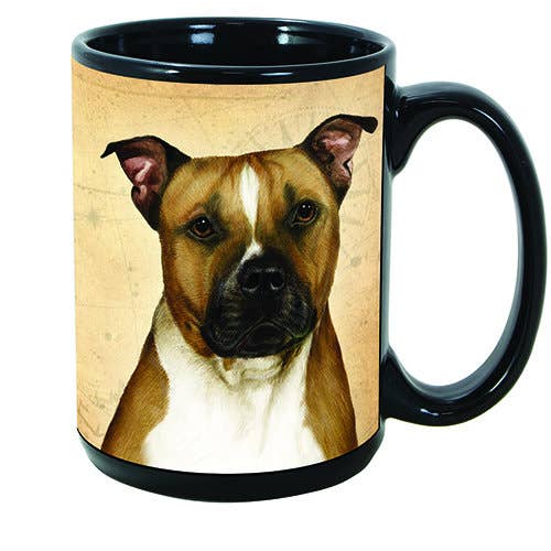 Pit Bull Brown/White Mug Coffee Cup