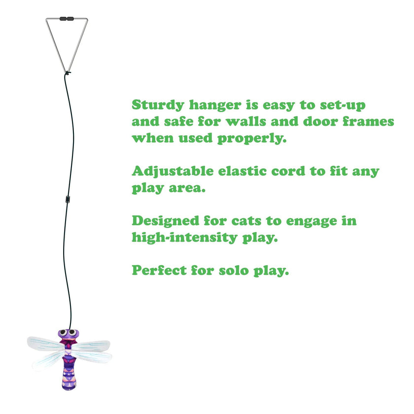 Meowijuana® Jump 'n' Jamb Dragonfly Catnip Teaser Toy