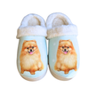 Pomeranian Dog Pet Lovers Comfy Snuggs Slippers