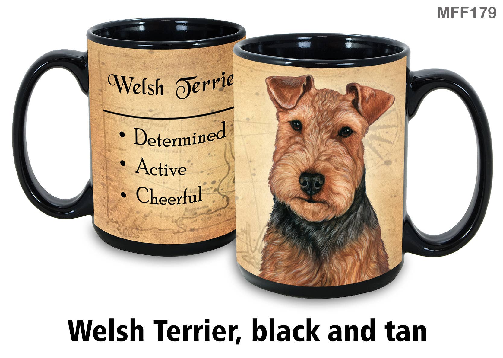 Welsh Terrier Black/Tan Mug Coffee Cup