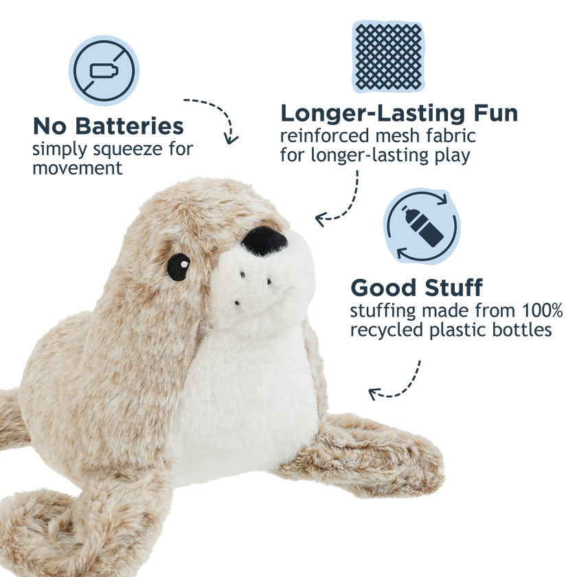 Dog Toy Seal Animated Plush Toy