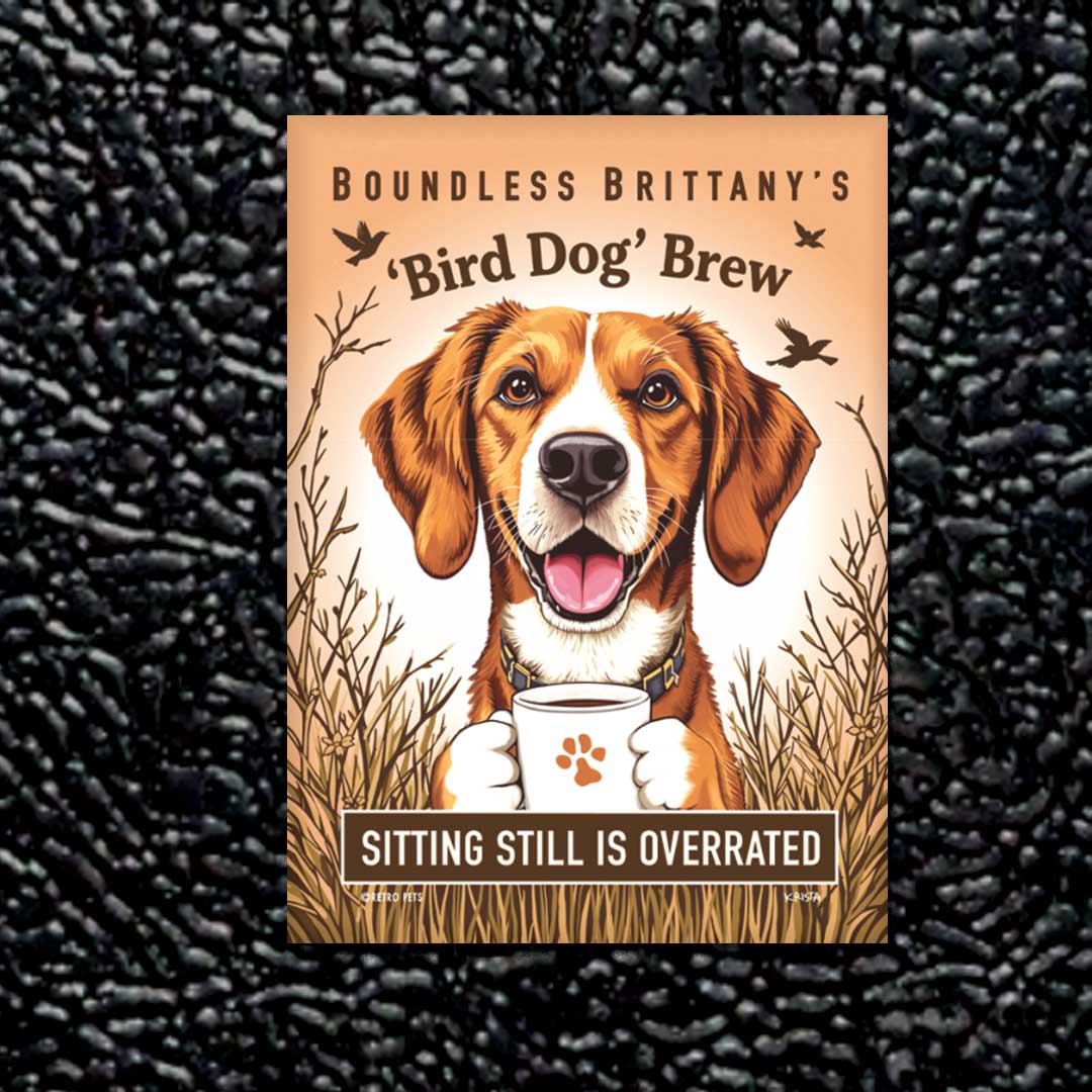 Brittany 'Boundless Brittany Bird Dog Brew Magnets
