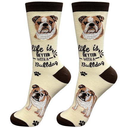 Bulldog Dog Socks Unisex