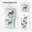 German Shepherd, oven mitt set
