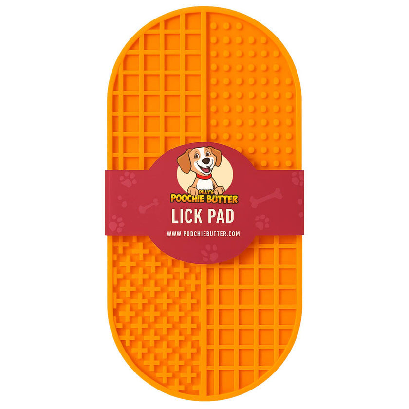Oval Silicone Lick Pad with Suction Cups