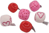 Valentine Plush Ball Dog Toy Single Assorted