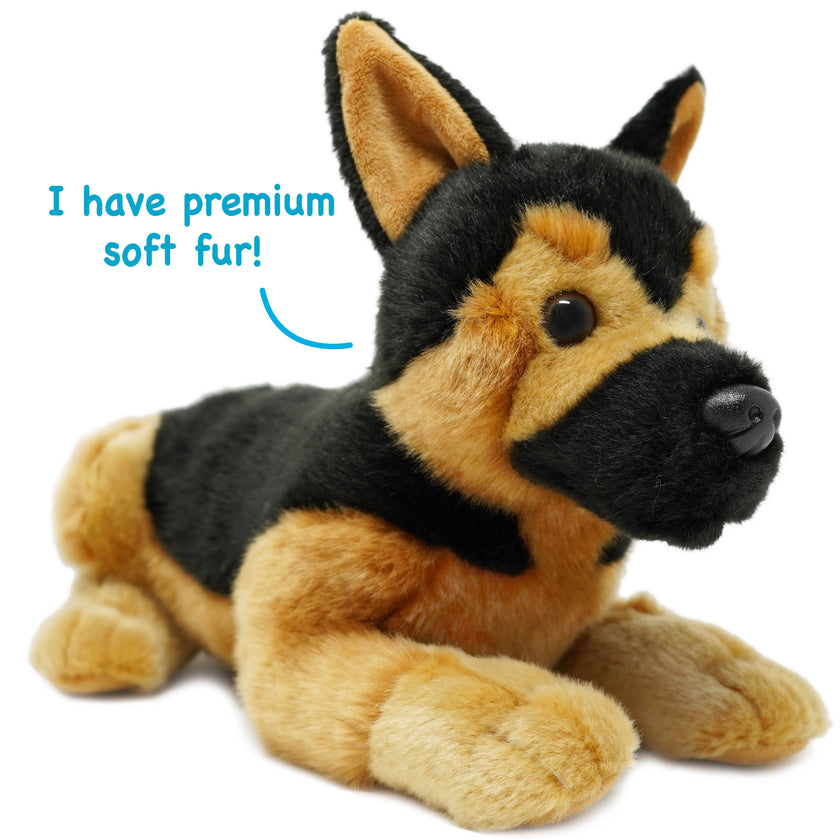 Gretchen The German Shepherd | 13 Inch Stuffed Animal Plush