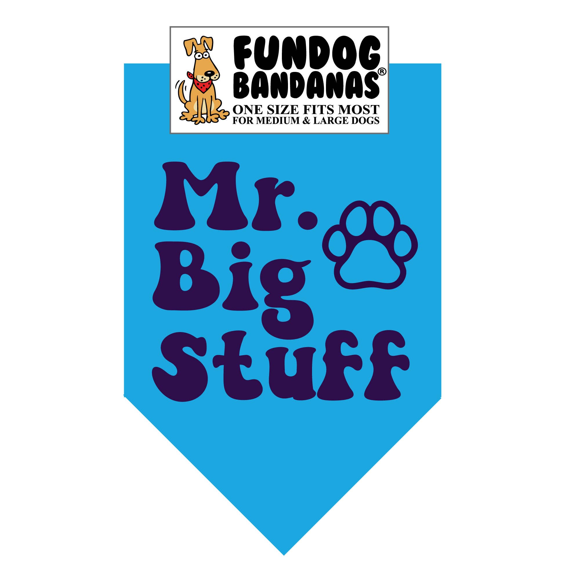 Mr Big Stuff Dog Bandana