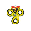 Tuffy Jr 3 Way Tug - Yellow, Durable, Tough, Squeaky Dog Toy