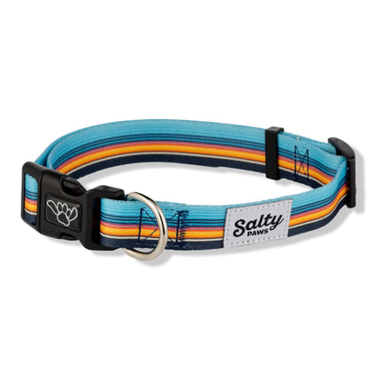 Surf Stripe Dog Collar Made From Recycled Plastic Bottles