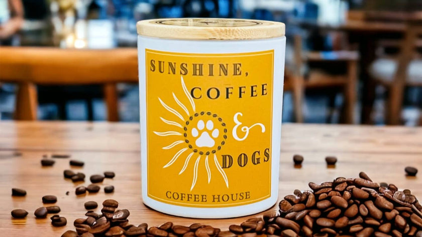 Sunshine, Coffee & Dogs Candle