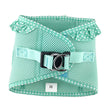 American River Polka Dot Dog Harness - Teal