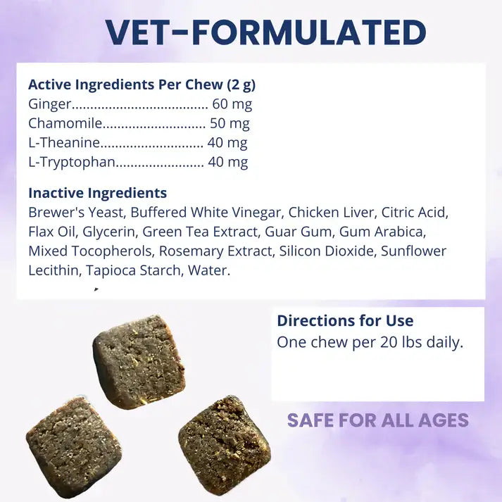Dog Treat Under the Weather Calming Soft Chew 60ct