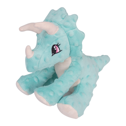 Talia the Triceratops Dog Toy