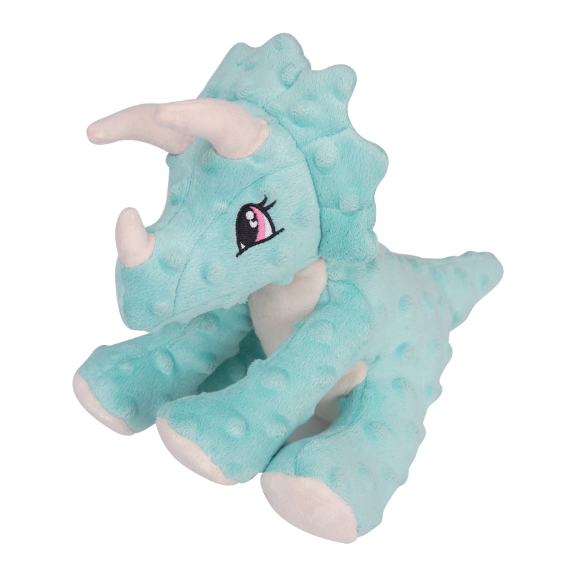 Talia the Triceratops Dog Toy