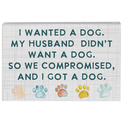 Wife Wanted Dog - Small Talk Rectangle