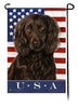 Boykin Spaniel Brown True Blue Garden Flag