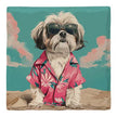 Shih Tzu Beach Dog | Drink Coaster