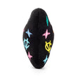 Black Monogram Chewy Vuiton Bone Squeaker Dog Toy