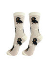 Black Dachshund   - Unisex - Fun Novelty Dog Socks