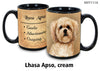 Lhasa Apso Coffee Cup Cream