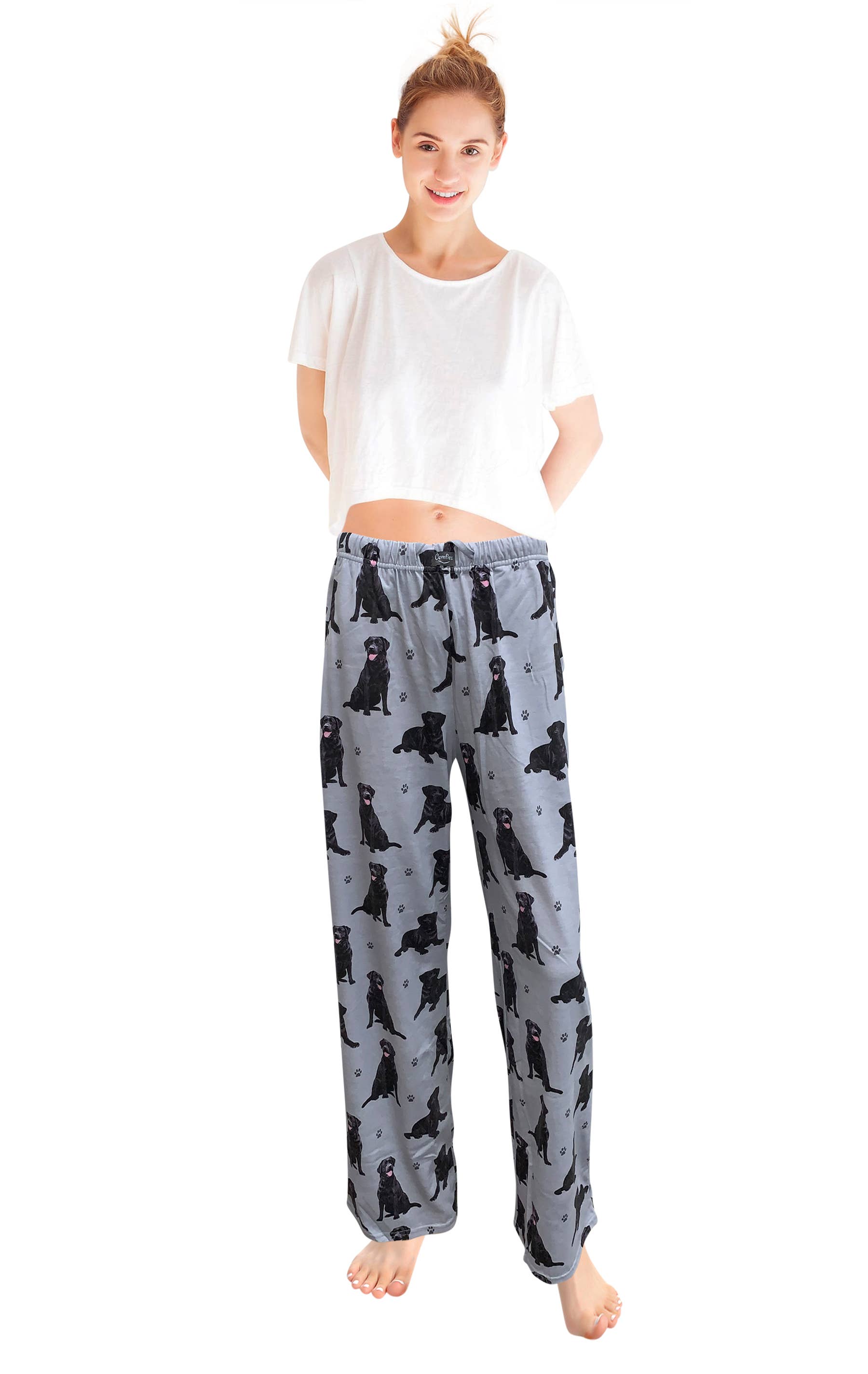 Labrador Black Pajama Bottoms