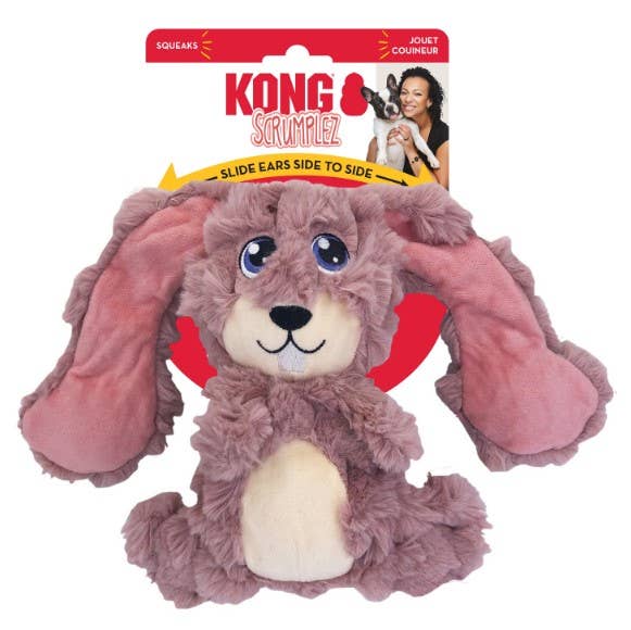 KONG® Scrumplez Bunny Dog Plush Toy Medium