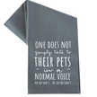 One Does Not Simply Talk To Their Pets Tea Towel