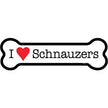 Schnauzer - Bone Shaped Magnet