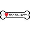 Schnauzer - Bone Shaped Magnet