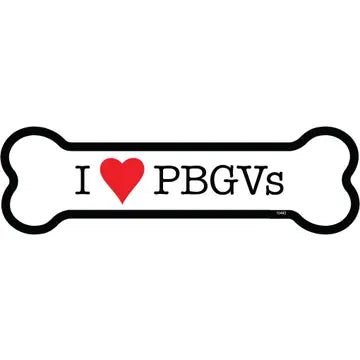 PBGV - Bone Shaped Magnet