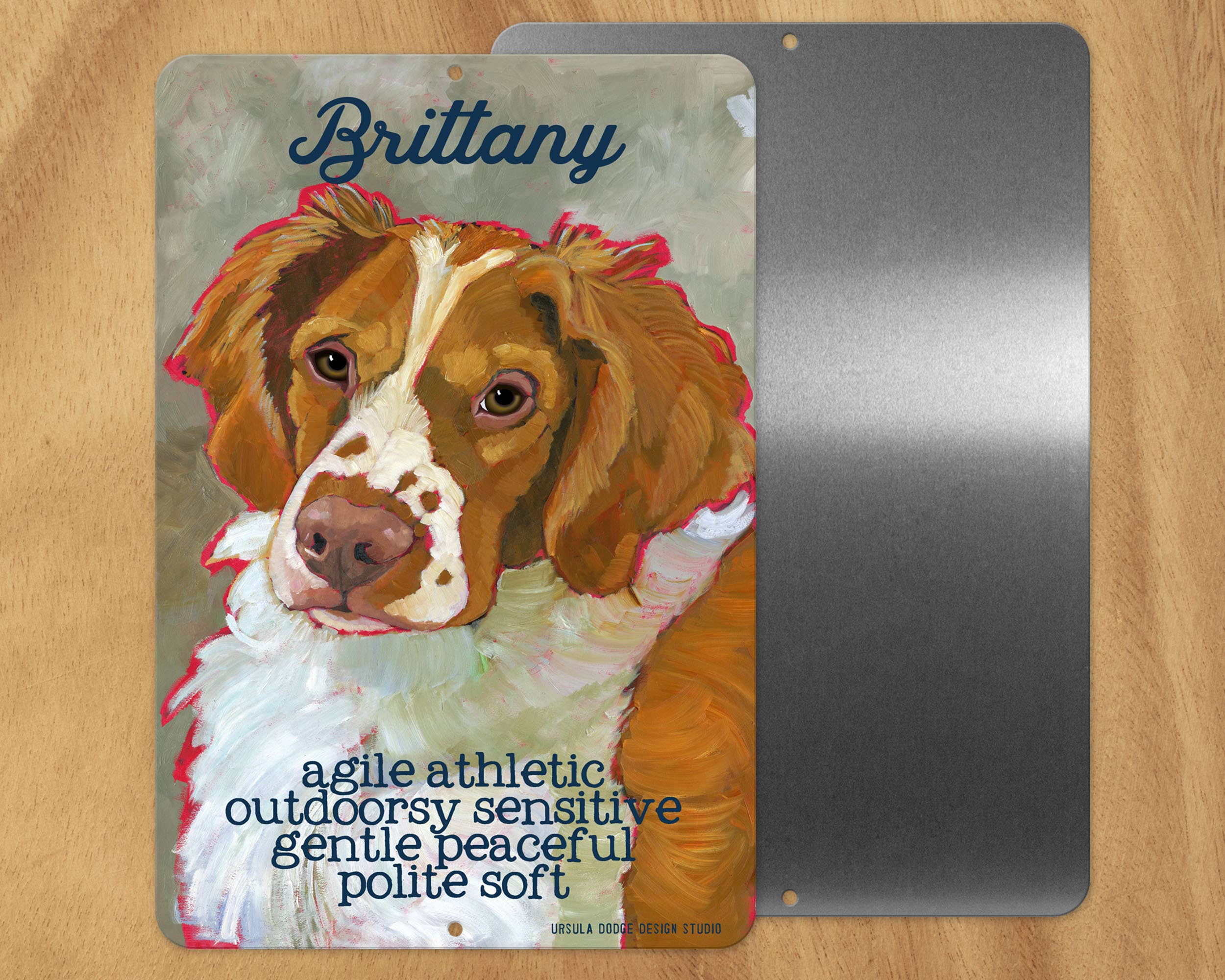 DOG METAL SIGNS A-G