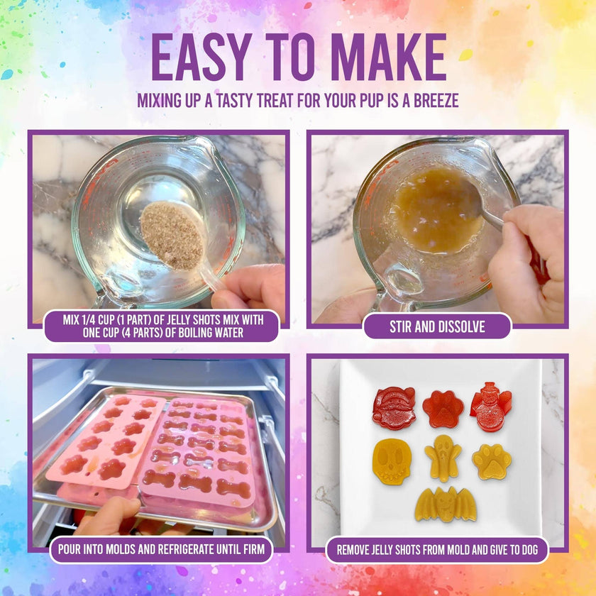 SP Dogtastic Jelly Shots Silicone Mold - Bone Shape