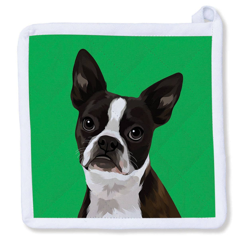 Boston Terrier  Potholder