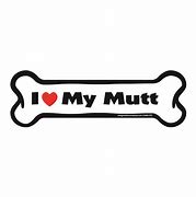 Mutt - Bone Shaped Magnet