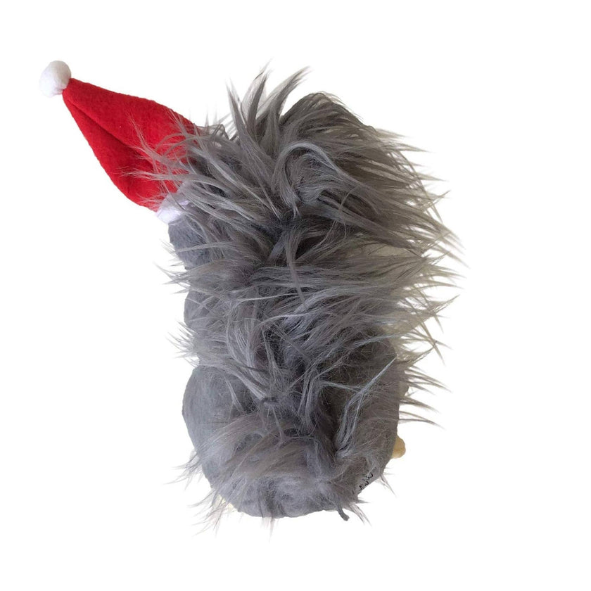 Christmas Squirrel Plush Furry Tail Large Dog Toy