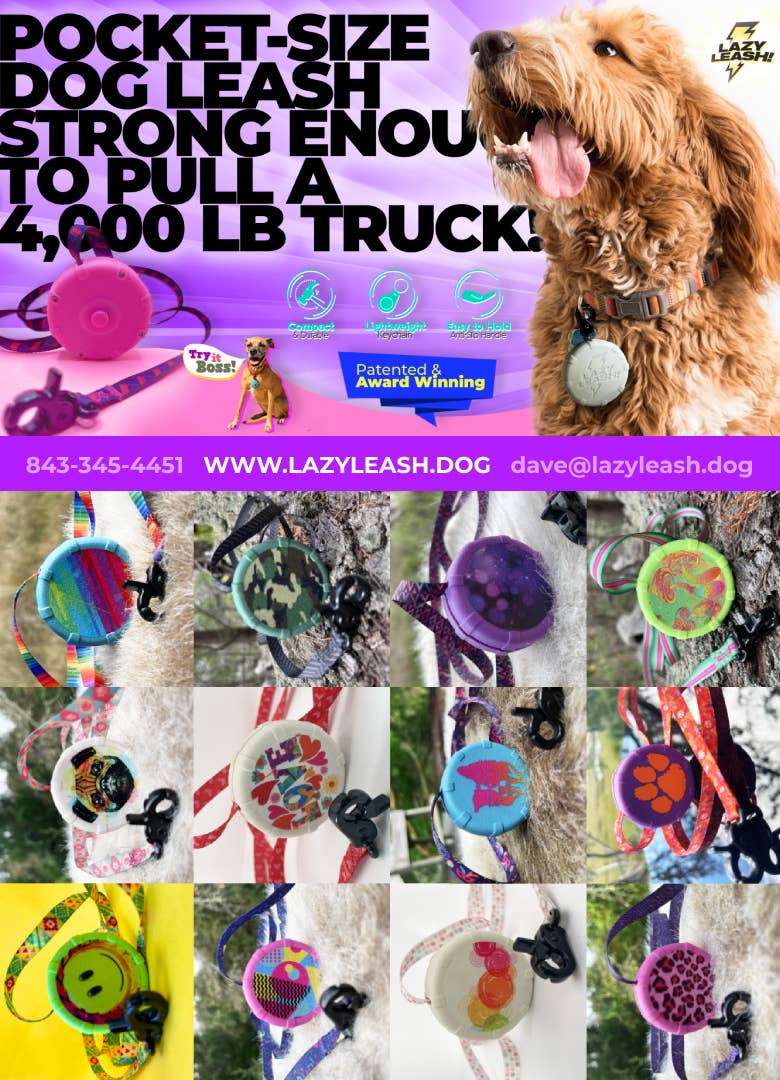 LAZY LEASH! Mini Wearable Clip-On Power Leash!