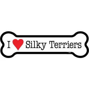 Silky Terrier - Bone Shaped Magnet