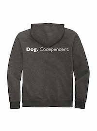 Dog Codependent Unisex Zip Hoodie