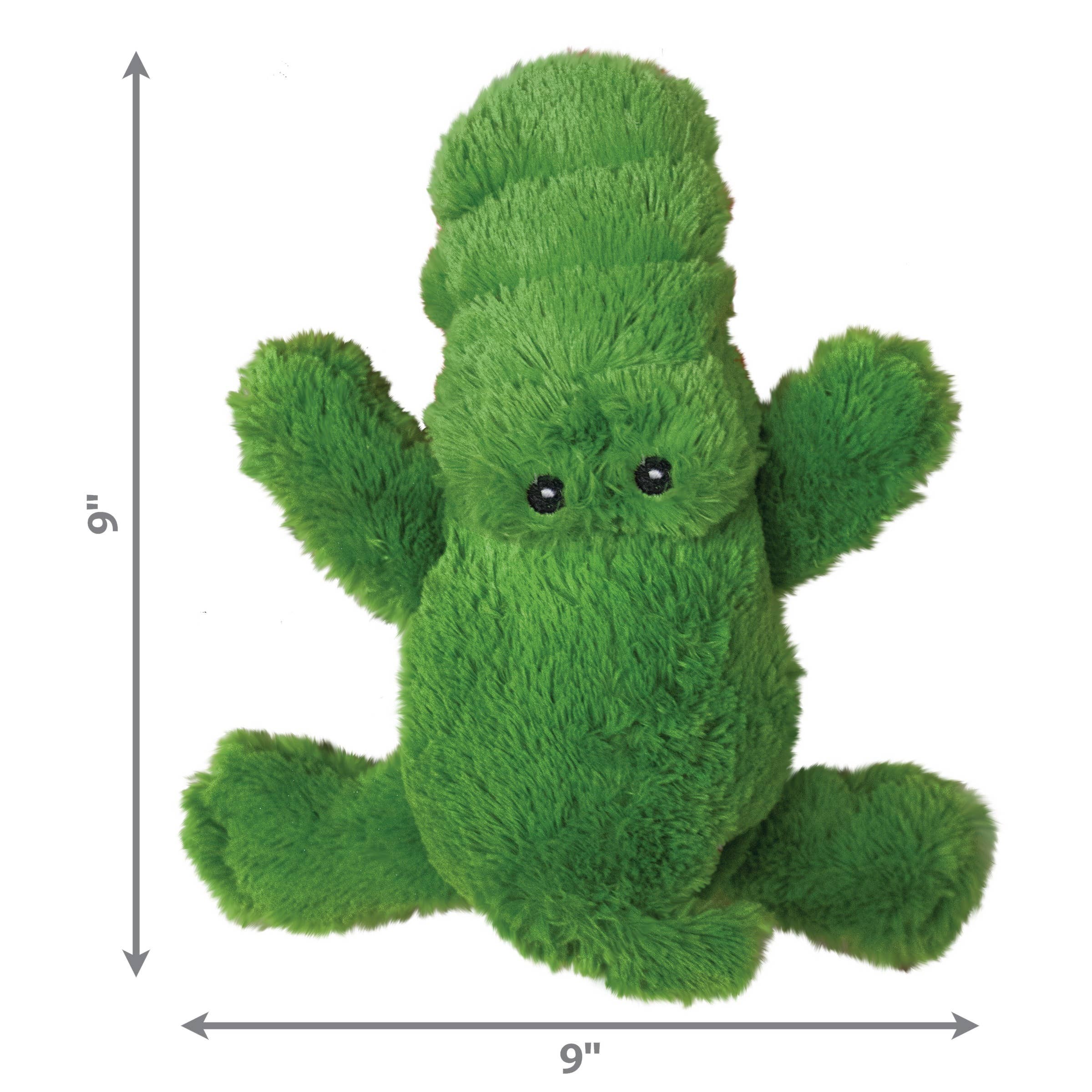 Dog Toy Alligator Plush KONG® Cozie™ Ali Alligator Medium