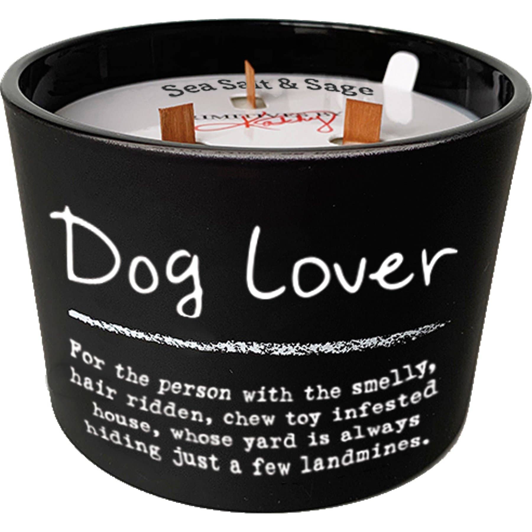 Dog Lover Poetry Candle