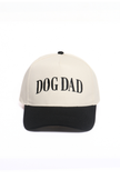 DOG DAD Embroidery 5 Panel Two Tone Cap