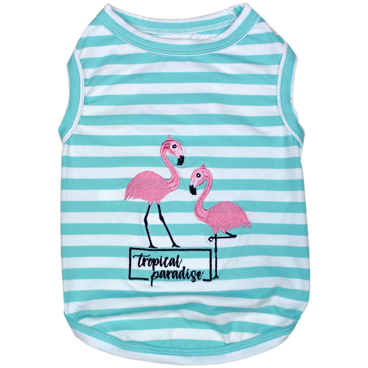 Flamingos Dog or Cat Pet T-Shirt