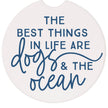 Dogs & Ocean - Car Coasters