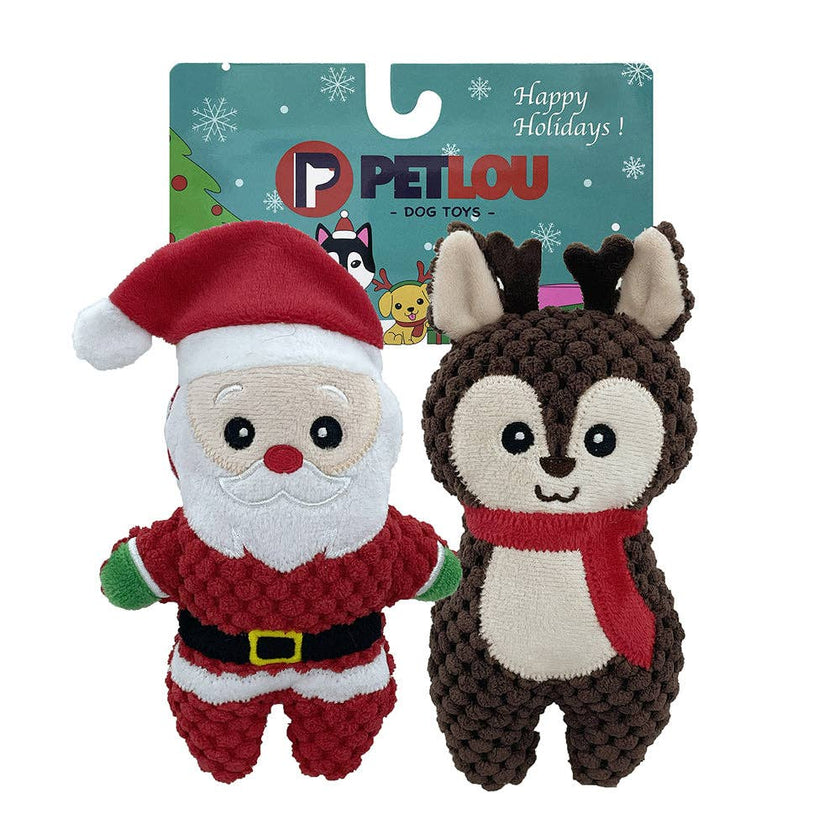 Dog Toy Santa & Reindeer 6